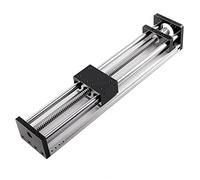 CNCMANS 300 mm Longueur de procédé effective Vis à billes de guidage optique à double axe SFU1204 300 mm, actionneur linéaire Guides linéaires Actionneur linéaire pour pièces de fraisage CNC DIY et