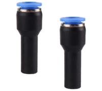 CNCTEC Ensemble de 2 raccords de réduction pneumatiques mâles pour tuyau IQS, 6 mm à 4 mm / Raccords mâles 6-4 mm pour tuyau