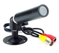 CNDST Mini caméra de vidéosurveillance HD 1/3 CCD 1000TVL objectif 3,6 mm avec support pour intérieur et extérieur
