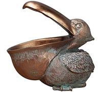 CNfhFRY Statues, Sculpture en résine de Toucan Forme d'animal ou Oiseau, Ornement décoratif, Cadeau Artistique - Bronze