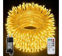 CNMTCCO Guirlande Lumineuse Intérieur Exterieure Guirlande Lumineuse Sapin de Noel Lumiere Sapin Led Electrique Deco Guirlande Noel Blanc Chaud (30m 300LED)