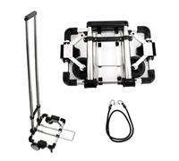 CNQLIS Diable Pliable, Chariot de Transport Portable, Compact, Mini léger pour Voyage/Auto/déménagement/Bureau, 30,5 cm H x 23,9 cm l s'adapte à la Plupart des Sacs à Dos - Diable léger de 50 kg