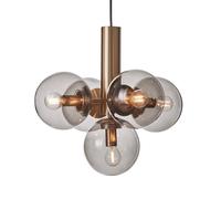 CO Bankeryd Lampe à suspension Avenue 43 Verre fumé laiton