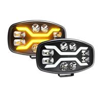 CO LIGHT Feux LED 10 Pouces 150W 35000LM Spot Flood Combo LED Camion Longue Portée avec Feux De Jour Ambre et Blanc Lumière Accueil Phare de Travail pour Camion 4x4 Tracteur 12V 24V Certifié IP68 2PCS
