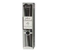 COATES Lot de 4 fusains 10-15 mm