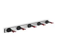 Coaxis x-Star Support d‘Appareils 100 cm avec 6 Crochets Porte-Outil Rail pour Appareils Support Outils de Jardin