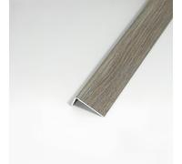 Coayuou Baguette D’Angle en Aluminium Effet Bois 90 Cm* 3 Pièces Profilé De Protection pour Carrelage, Étanche Et Résistant Aux Rayures Protection Mur Et Sol(Style 4,12 * 28mm)