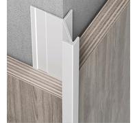 Coayuou Baguette De Finition Murale Aluminium En V, Profilé Encastré Pour Carrelage 3,5-18,5 Mm, Lot De 3 X 100 Cm, Protection Anti-Choc Pour Cuisine, Salle De Bain Et Couloir(Style 3,12.5mm)