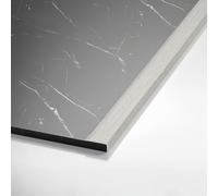 Coayuou Bandes De Finition pour Carrelage en Aluminium Effet Bois 90 Cm X 3 Pièces, Protège-Coin Métallique, Protection De Bord Antidérapante Et Durable, Idéal pour Maison(Style 8,28 * 12mm)
