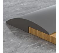 Coayuou Barre De Seuil De Porte en PVC 300 Cm, Bande De Transition De Sol, Profilé De Jonction 3/5/10/15/20 Mm Couvre-Joint pour Carrelage, Parquet Et Moquette(Gray,3mm)