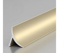 Coayuou Cache-Angle/Profilé D’Angle Mural en Aluminium - Moulure De Finition, Bande De Calfeutrage 90 Cm* 3 Pièces, Protection Et Décoration des Coins Intérieurs(Gold,Large)