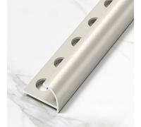 Coayuou Lot De 2 100 Cm Profilés D’Angle Extérieur Arrondi en Aluminium pour Panneaux Muraux Et Carrelage, Finition De Bordure Et Embout De Terminaison(B-Style 3,12.5mm)