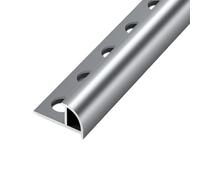 Coayuou Lot De 2 100 Cm Profilés D’Angle Extérieur Arrondi en Aluminium pour Panneaux Muraux Et Carrelage, Finition De Bordure Et Embout De Terminaison(A-Style 5,12.5mm)