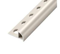 Coayuou Lot De 2 100 Cm Profilés D’Angle Extérieur Arrondi en Aluminium pour Panneaux Muraux Et Carrelage, Finition De Bordure Et Embout De Terminaison(A-Style 4,10.5mm)