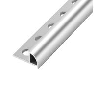 Coayuou Lot De 2 100 Cm Profilés D’Angle Extérieur Arrondi en Aluminium pour Panneaux Muraux Et Carrelage, Finition De Bordure Et Embout De Terminaison(A-Style 7,8.5mm)