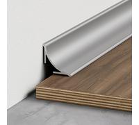 Coayuou Moulure De Finition en Aluminium 100 Cm* 3 Pièces Profil De Finition Cache-Joint pour Angle Intérieur De Mur, Plinthe Décorative pour Salon, Appartements Et Bureaux(Style 7,20mm)