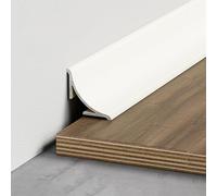 Coayuou Moulure De Finition en Aluminium 100 Cm* 3 Pièces Profil De Finition Cache-Joint pour Angle Intérieur De Mur, Plinthe Décorative pour Salon, Appartements Et Bureaux(Style 3,20mm)