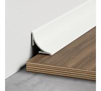 Coayuou Moulure De Finition en Aluminium 100 Cm* 3 Pièces Profil De Finition Cache-Joint pour Angle Intérieur De Mur, Plinthe Décorative pour Salon, Appartements Et Bureaux(Style 2,16mm)