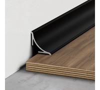Coayuou Moulure De Finition en Aluminium 100 Cm* 3 Pièces Profil De Finition Cache-Joint pour Angle Intérieur De Mur, Plinthe Décorative pour Salon, Appartements Et Bureaux(Style 9,16mm)