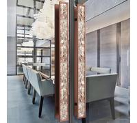 Coayuou Poignée De Porte D’Entrée en Alliage D’Aluminium, Lot De 2, Ensemble Poignée Et Bouton De Porte, pour Porte Intérieure Et Extérieure, Longueur 600/800/1000/1200/1500 Mm(Red Bronze,1000mm)