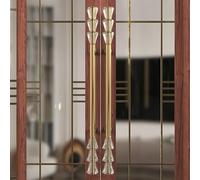 Coayuou Poignée De Porte Extérieure en Acier Inoxydable, 1 Paire, Longueur 1200/1500 Mm, Poignée Bâton avec Kit De Fixation Inclus, pour Portes en Bois Et en Verre(1500MM)