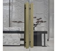 Coayuou Poignée De Porte Extérieure en Alliage D’Aluminium, 1 Paire, Longueur 600/800/1200/1500 Mm, Poignée Latérale pour Portes D’entrée, Portes De Garage Et Usages Industriels(Bronze,800MM)