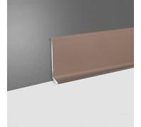 Coayuou Profil De Protection De Plinthe en Alliage D’Aluminium Anodisé - 125 Cm X4 - Moulure De Finition Murale Décorative Protection des Bords De Sol pour Parquet Stratifié(Rose Gold,10cm)