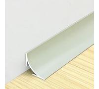 Coayuou Profil De Transition De Sol en Aluminium Baguettes De Finition pour Bord De Carrelage Et Cache-plinthes 3 Pièces* 100 Cm Protection D’Angles Et De Murs(Cocoa Custard,12mm)