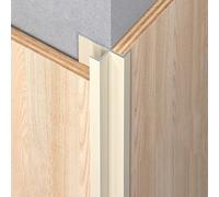 Coayuou Profilé D’Angle En Aluminium Pour Panneau Mural - Protection De Bord De Carrelage 5,5-18,5 Mm, Lot De 3 X 100 Cm, Durable Pour Coins De Salon Et Couloir(Cocoa Custard,6.5mm)