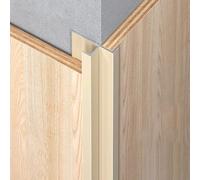 Coayuou Profilé D’Angle En Aluminium Pour Panneau Mural - Protection De Bord De Carrelage 5,5-18,5 Mm, Lot De 3 X 100 Cm, Durable Pour Coins De Salon Et Couloir(Milk Coffee,9.5mm)