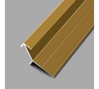 Coayuou Profilé D’angle Extérieur Pour Carrelage En Aluminium En Forme De V, Baguette De Finition Murale 5,5-18,5 Mm, Longueur 100 Cm, Lot De 3 Pièces, Pour Salle De Bain(Bronze,12mm)