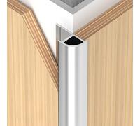 Coayuou Profilé De Finition Carrelage En Aluminium À Angle Arrondi, 4-18 Mm, Baguette D’Angle Pour Carrelage Et Panneaux Muraux, Étanche, Antichoc Et Antirouille, 100 Cm* 3(Silver,10mm)
