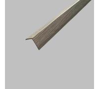 Coayuou Profilé De Protection D’Angle pour Sol, Finition De Bordure en PVC Aspect Bois 90 Cm X 3 Pièces pour Couloirs Et Finitions De Sol, Protège Les Arêtes Contre L’Usure(D-18)