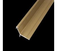 Coayuou Profilés en Aluminium Encastrés en V pour Carrelage - Protection D’Angle Métal pour Carreaux 5,5 À 18,5 Mm - Lot De 3 X 100 Cm - pour Chambre, Couloir Ou Bureau(Bronze,18.5mm)