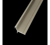 Coayuou Profilés en Aluminium Encastrés en V pour Carrelage - Protection D’Angle Métal pour Carreaux 5,5 À 18,5 Mm - Lot De 3 X 100 Cm - pour Chambre, Couloir Ou Bureau(Gunmetal Gray,9.5mm)