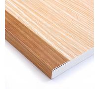 Coayuou Protecteurs D’Angle Muraux en Aluminium Effet Bois 90 Cm* 3 Pièces Profilé D’Angle en L Résistant Aux Rayures Et Durable Protection des Murs Et Sols pour La Maison(Style 1,20 * 7mm)