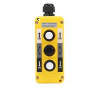 Cob T1 Interrupteur à bouton-poussoir Ip68 étanche et ignifuge Cadre PC pour grue de levage de moteur Déchargement d'équipements industriels Jaune (COB-T2)