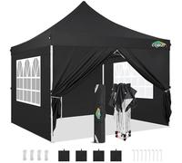 COBIZI Barnum Pliant 3x3m Tonnelle de Jardin Extérieur Imperméable Pop up
