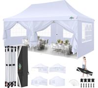 COBIZI Pavillon pliable 3x6m étanche stable Tente de réception Pavillon de jardin