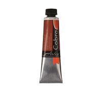 Cobra – Couleurs à l'huile 40 ml Rouge oxyde transparent 378, mélangeables à l'eau, sans diluants