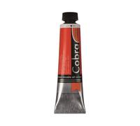 Cobra Artist Couleurs à l'huile mélangeables à l'eau - Rouge de Cadmium clair 303 - Tube de 40 ml - Sans solvants, grande résistance à la lumière, opaque