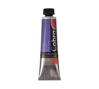 Cobra Artist Tube de couleurs à l'huile mélangeable à l'eau - 40 ml Violet bleuâtre 548 - Haute pigmentation - Sans diluants - Résistance à la lumière++.