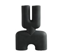 Cobra Double Vase Hexa Noir