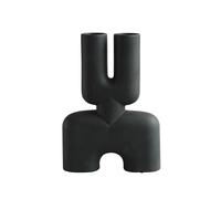 Cobra Double Vase Moyen Noir