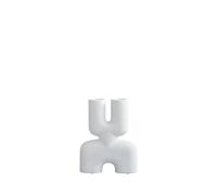 Cobra Double Vase Petit Os Blanc