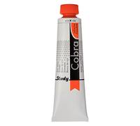 Cobra Study Couleurs à l'huile mélangeables à l'eau - Blanc Zinc 104-40 ml - Semi-Opaque - Haute résistance à la lumière - Sans solvants