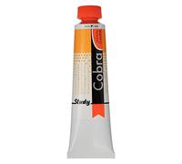 Cobra Study Couleurs à l'huile mélangeables à l'eau - Jaune permanent foncé 285 - Tube de 40 ml - Semi-Opaque - Haute résistance à la lumière - Sans solvant - Nettoyage facile