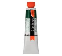 Cobra Study Couleurs à l'huile mélangeables à l'eau - Vert permanent foncé 619 - Tube de 40 ml - Pigments de haute qualité - Semi-Opaque - Excellente résistance à la lumière
