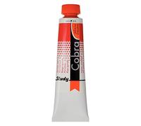 Cobra Study Tube de couleurs à l'huile mélangeable à l'eau 40 ml - Rouge pyrrole Rouge 315 - Semi-opaque - Haute résistance à la lumière - Sans solvants