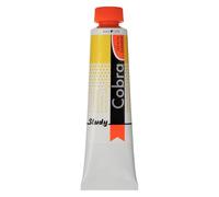 Cobra Study Tube de couleurs à l'huile mélangeable à l'eau - Jaune primaire 275-40 ml - Semi-Opaque - Pigments de haute qualité - Sans solvants - Résistance à la lumière++.
